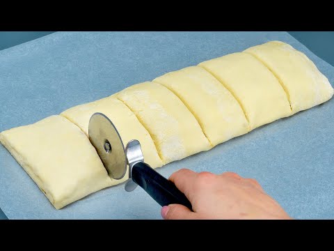 Видео: Готовлю его каждое Воскресенье! Быстрый вкусный десерт из слоеного теста