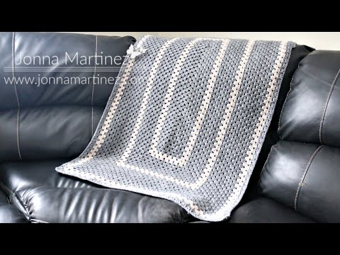 Видео: 💓Легкое вязаное крючком одеяло, как вязать крючком бабушкин узор, бабушкин прямоугольник #crochet...