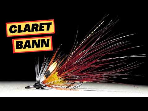 Видео: Вязание Claret Bann Special – одной из лучших мушек для ловли лосося!