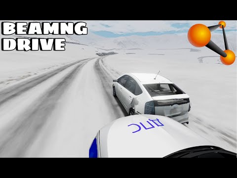 Видео: ЭПИЧНАЯ ЗИМНЯЯ ПОГОНЯ В BEAMNG DRIVE! Часть 1