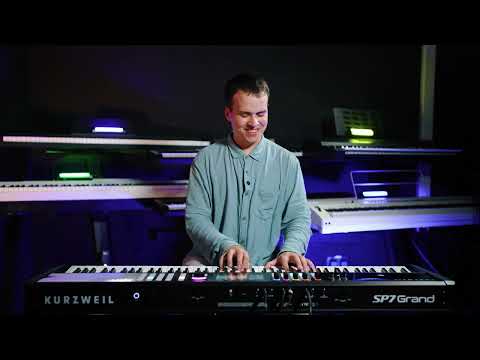 Видео: SP7 Grand: продвинутая версия цифрового сценического фортепиано Kurzweil SP7