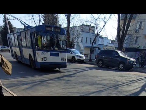 Видео: Тирасполь из окна троллейбуса Приднестровье
