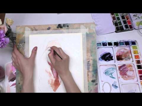 Видео: Рисуем акварелью: Портрет — kalachevaschool.ru