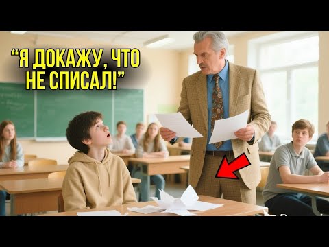Видео: Преподаватель РАЗОРВАЛ Экзамен Бедного Студента, Обвинив В Списывании, Не Зная, Что Он ГЕНИЙ...