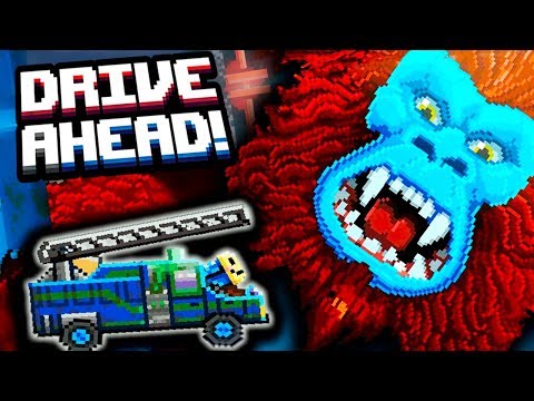 Видео: БИТВА С ГИГАНТСКОЙ ГОРИЛЛОЙ! Сражение за НОВЫЕ ТАЧКИ ХОТ ВИЛС в Безумной игре Drive Ahead