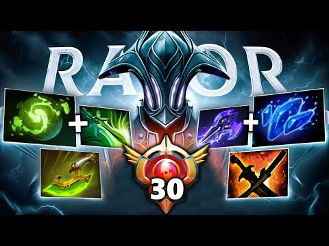 Видео: 30 lvl РАЗОРА vs 16.000 ММР.. Кто ТЫ БЕЗ УРОНА???  RAZOR Dota 2