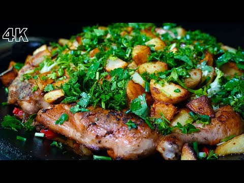 Видео: Как ПОЖАРИТЬ КУРИЦУ, чтобы просили ЕЩЁ! Рецепт, курица с овощами в ВИНЕ!