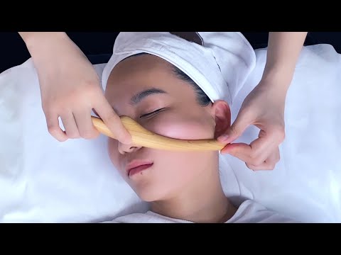Видео: [ASMR] Уход за лицом контура