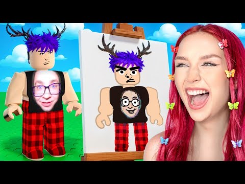 Видео: РИСУЮ подписчика МАКАНА в РОБЛОКС ! 😱 Roblox Draw Me
