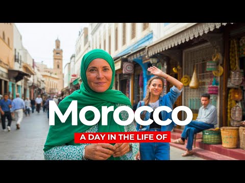 Видео: День из жизни Марокко, на улицах Танжера Пешеходная экскурсия 4K