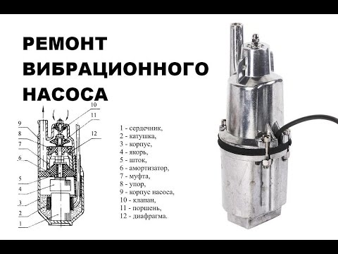 Видео: ВИБРАЦИОННЫЙ НАСОС.Обзор и ремонт Вибрационного насоса.