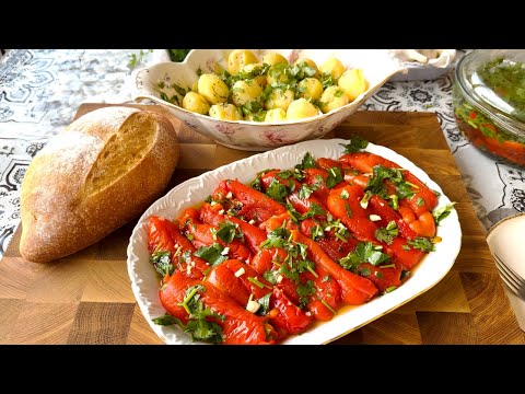 Видео: Перцы  Запечённые в Маринаде — Летний Шедевр — Это Очень Вкусно!)