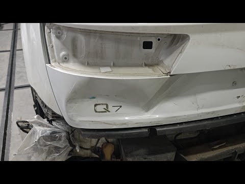 Видео: Q7 рихтування кришки багажника, алюміній  Audi