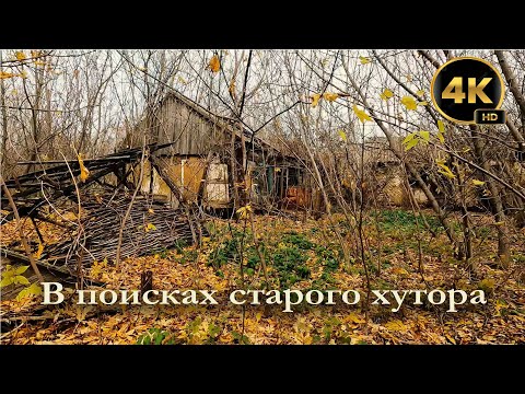 Видео: В поисках старого хутора. Или ищем клад на древнем хуторе.