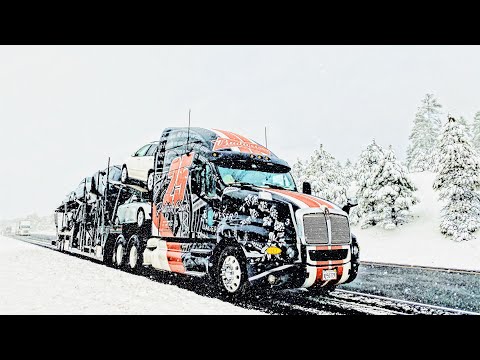 Видео: Дальнобой По Сша. Будни на Автовозе.