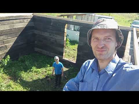 Видео: Строим крышу у сарая
