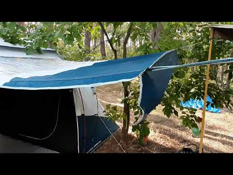 Видео: Обзор палатки бренда "DECATHLON" модель "QUECHUA" ARPENAZ 4.2 FRESH & BLACK