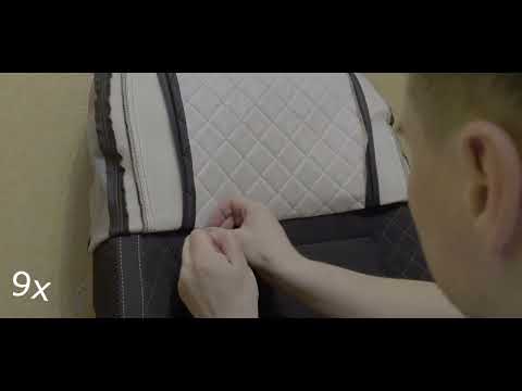 Видео: натяжка чехлов шкода рапид. автопилот. с подшивкой. как одеть чехлы на сидения