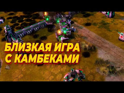 Видео: ОЧЕНЬ НАПРЯЖЕННАЯ ИГРА С камбеками в Red Alert 3 с СССР и Японией