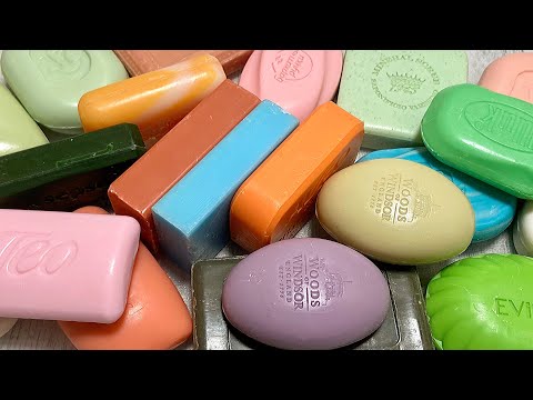Видео: ASMR relaxing sounds Soap cutting Хруст сухого мыла АСМР 💚