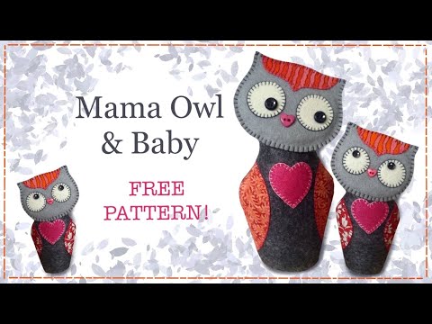 Видео: Сова на полке || БЕСПЛАТНАЯ ВЫКРОЙКА || Полное руководство от Лизы Пэй