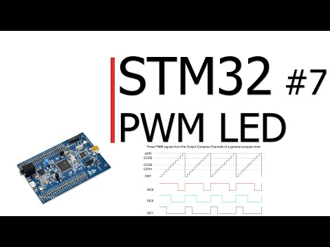 Видео: STM32 #7. PWM - для изменения яркости LEDs