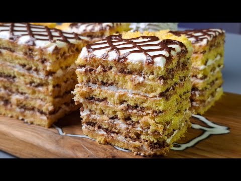 Видео: Этот торт сведёт вас с ума! Рецепт за 15 минут. Вкусно и просто!
