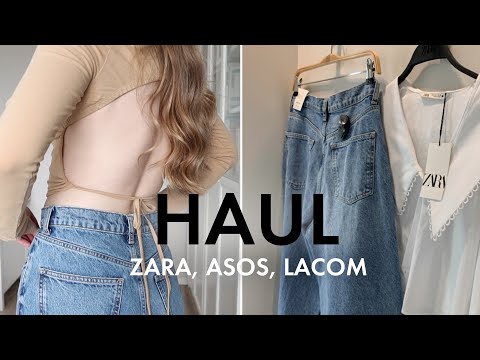 Видео: HAUL РАСПАКОВКА С ПРИМЕРКОЙ | ASOS, ZARA, ALIEXPRESS, LACOM