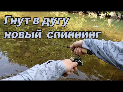 Видео: ГНУТ В ДУГУ НОВЫЙ СПИННИНГ. Активная форель на воблеры (4K)