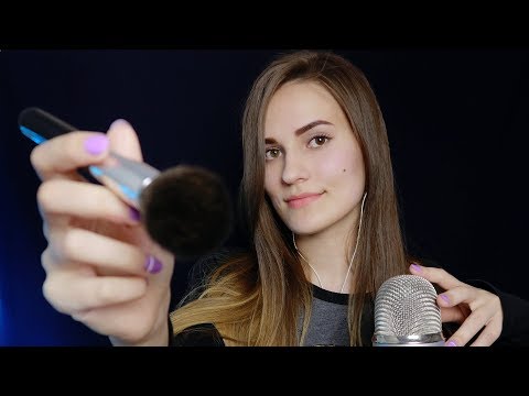 Видео: АСМР 🖌️ Расслаблю пушистой кистью | ASMR Brushing