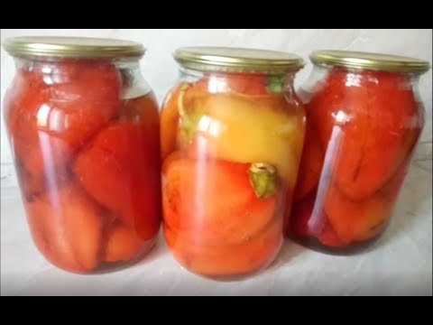 Видео: Перец жареный - в зиму. ОЧЕНЬ вкусно!