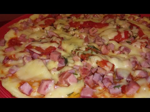 Видео: Самая Вкусная Пицца на Сковороде.Очень вкусное тесто.