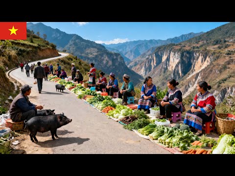 Видео: Рынок Лунг Вай на границе Вьетнама и Китая имеет много отличий