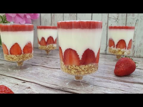 Видео: Очень вкусно! Клубничный ПП ТРАЙФЛ | Низкокалорийный десерт по мотивам Фрезье