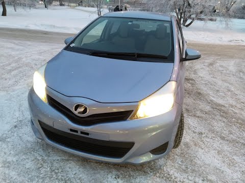 Видео: Зимний перегон Toyota Vitz Владивосток-Красноярск. Повезло с погодой