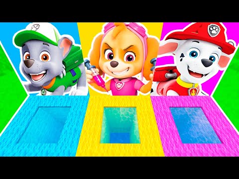 Видео: ВЫБЕРИ ПРАВИЛЬНУЮ ЯМУ ПОРТАЛ ЩЕНЯЧИЙ ПАТРУЛЬ в МАЙНКРАФТ ЗОМБАК ЩЕНКИ