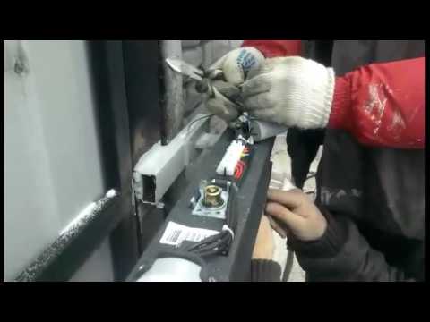 Видео: Монтаж электропривода DoorHan Swing 5000