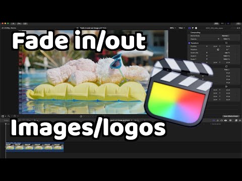 Видео: Плавное появление и исчезновение изображения/логотипа в FCPX | Учебное пособие по Final Cut Pro X