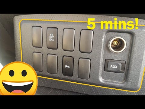 Видео: FJ Cruiser: 5-минутное снятие центральной консоли и панели переключателей