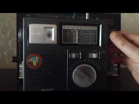 Видео: Радиоприемник  Mason приём укв 