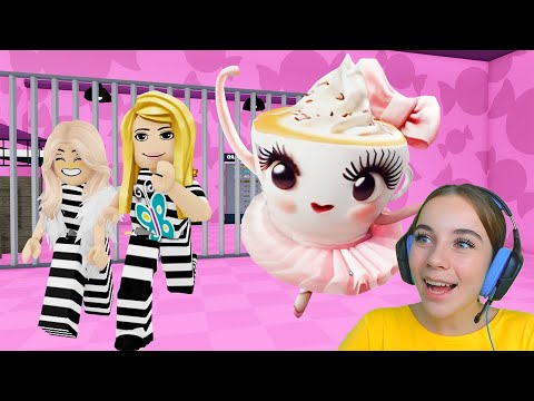 Видео: ПОБЕГ ОТ БАЛЕРИНА КАПУЧИНО ТЮРЬМЫ в ROBLOX! С АЛЁНОЙ