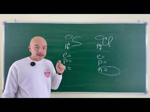 Видео: В атоме серы число электронов составляет 32% от общего числа частиц. Определите число нейтронов в