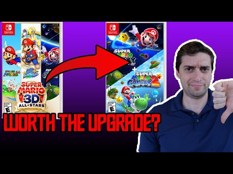 Видео: Mario Galaxy Switch против Mario 3D All Stars