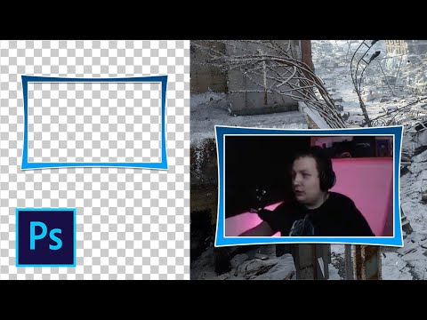 Видео: Как сделать рамку для вебки в фотошопе