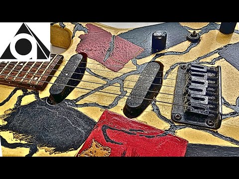 Видео: Отреставрирована неопознанная электрогитара с бритым корпусом.