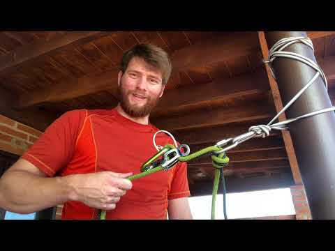 Видео: Как спускаться по веревке с помощью слогана