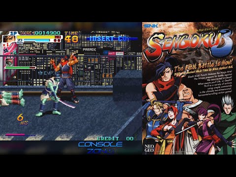 Видео: Sengoku 3 (MAME) - прохождение игры