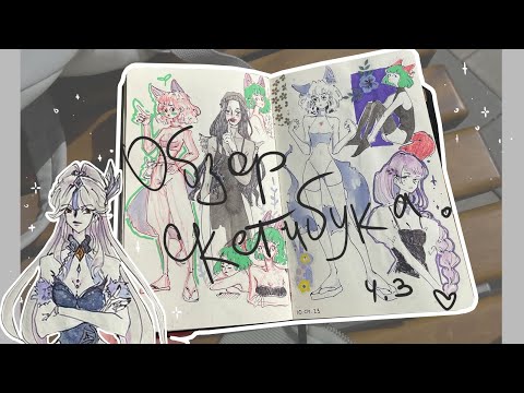 Видео: обзор скетчбука 2023г | sakura (ч.3)