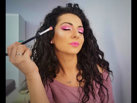 Видео: Грим в розово