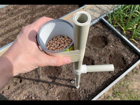 Видео: Самодельная сеялка из полипропиленовых труб. Теперь не надо нагибаться